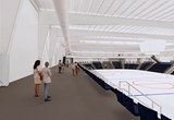 Interior Spectator Arena Corridor