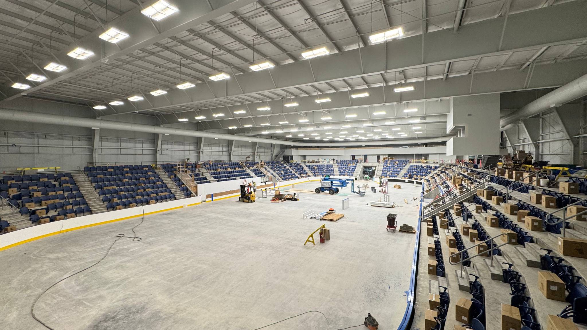 Heavy Metal Place Interior Main Ice Rink (Upper Level)