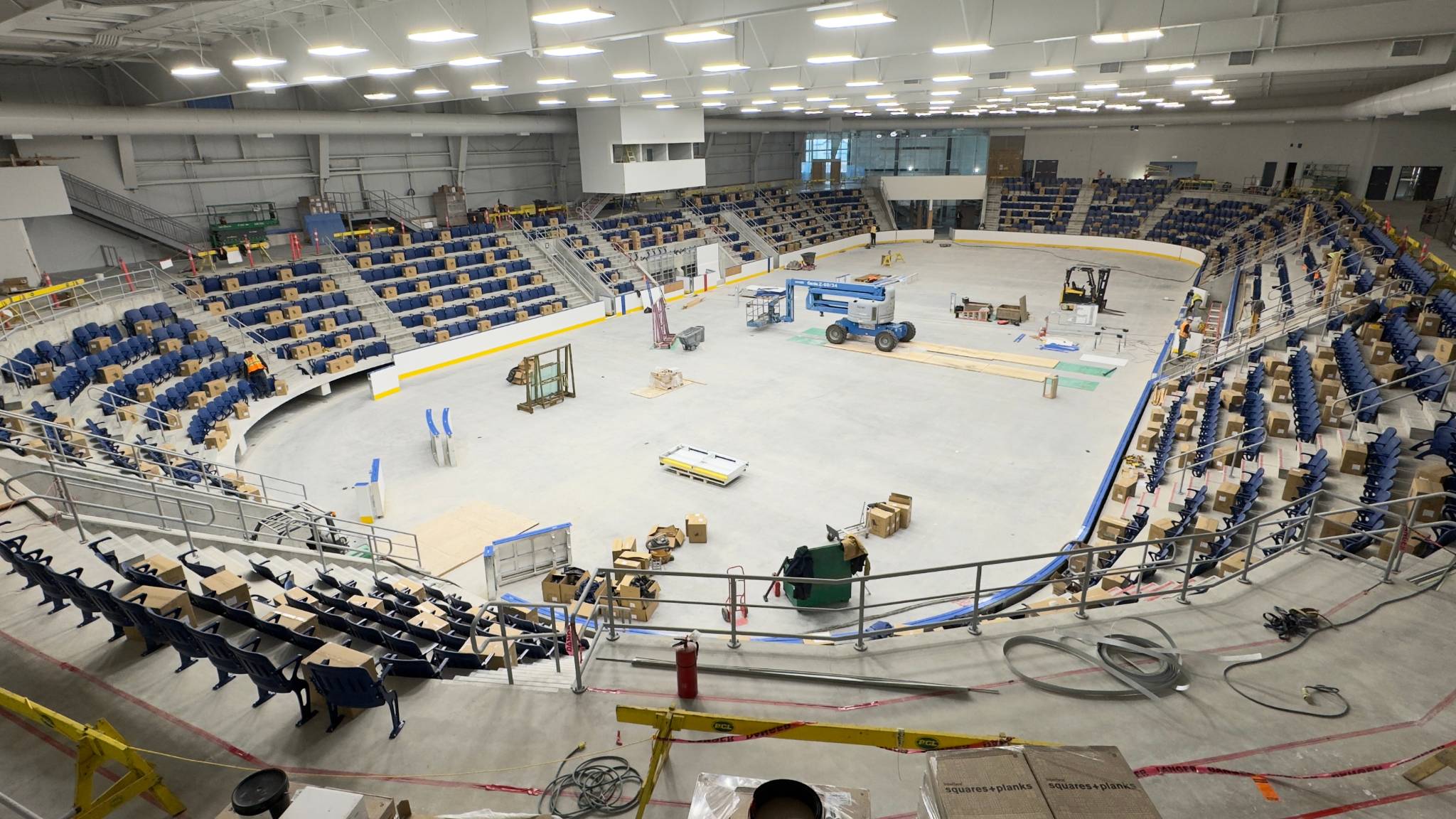 Heavy Metal Place Interior Main Ice Rink (Corner View)